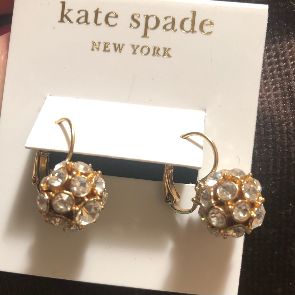 Kate Spade leverback earrings
